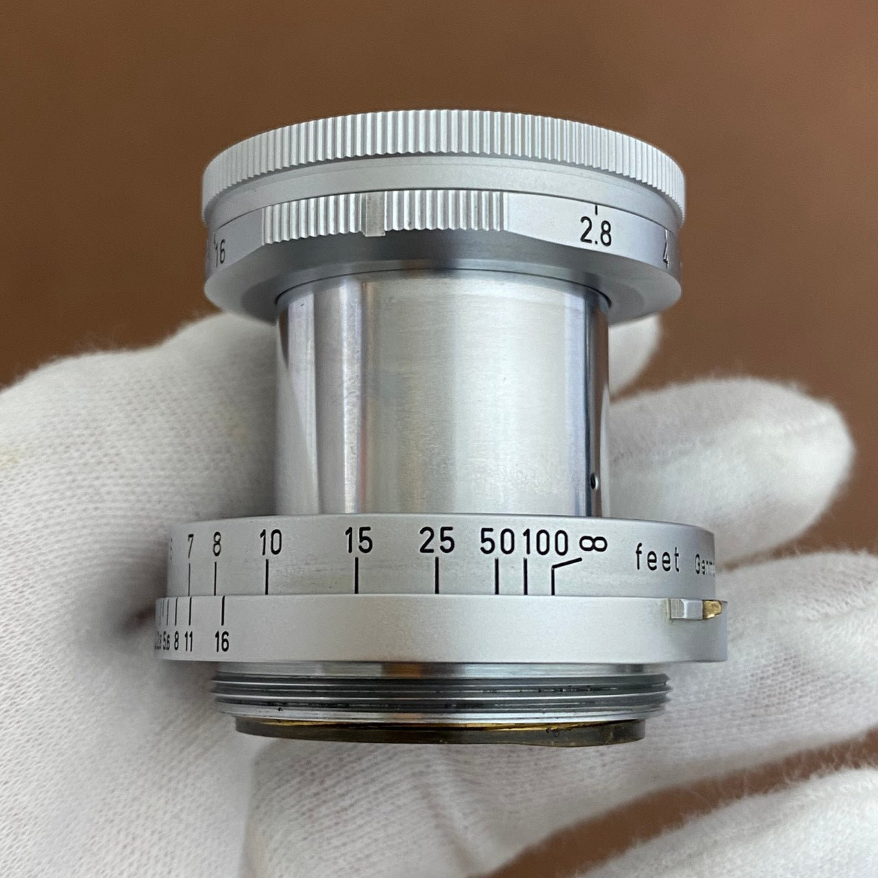 LEICA Elmar L50mm f2.8 1958年製 コンテナー付き