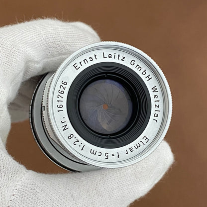 LEICA Elmar L50mm f2.8 1958年製 コンテナー付き