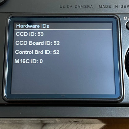 LEICA M Monochrom Black Chrome センサー対策済み 付属品完備 証明書付き