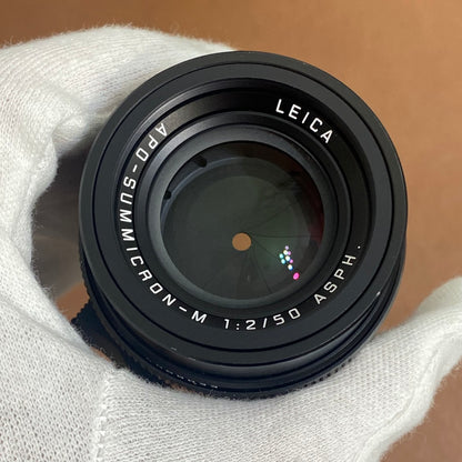 APO-Summicron M50mm f2.0 ASPH.Black 11141 2023年製 付属品完備