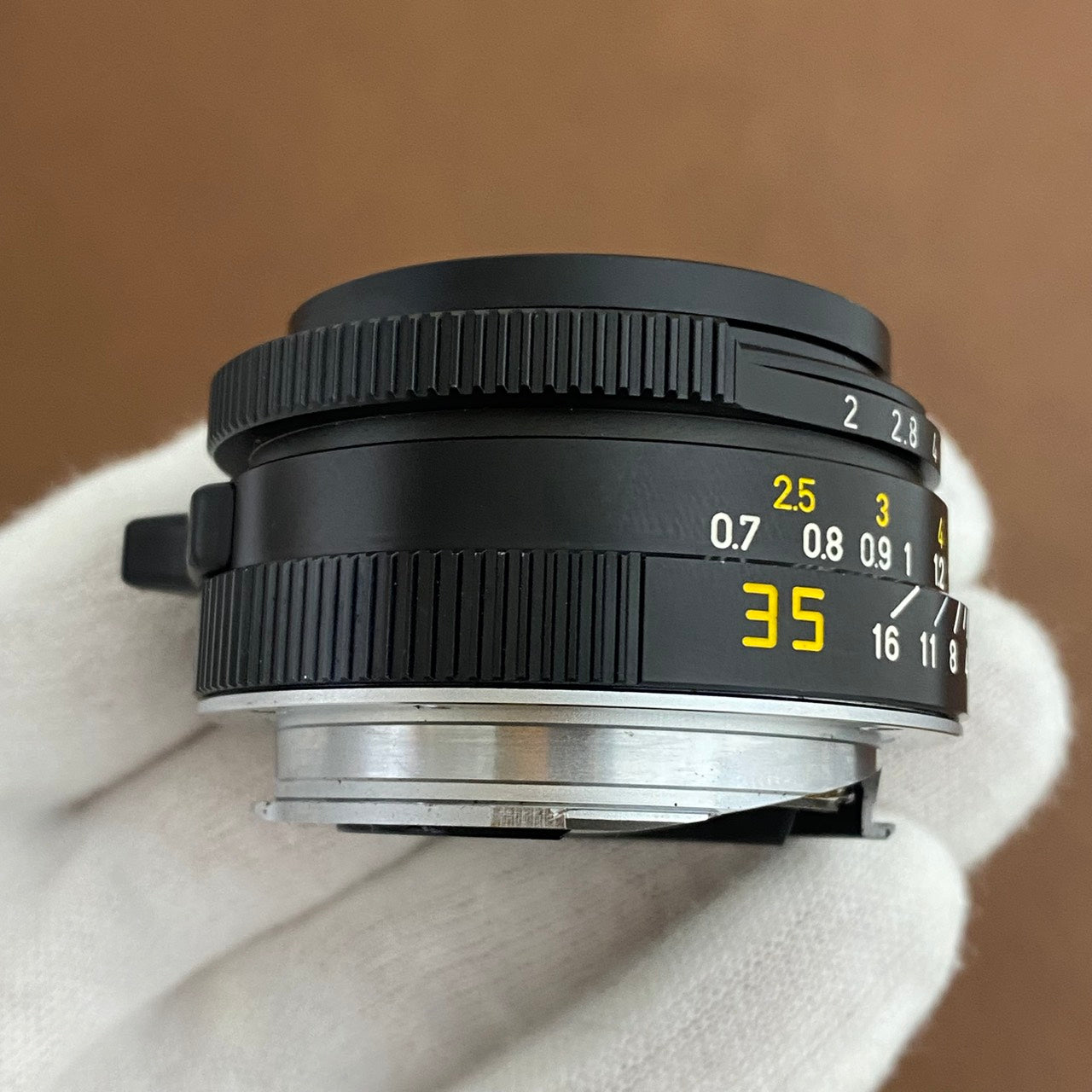 LEICA Summicron M35mm f2.0 4th 7枚玉 前期 1987年製 フード付き