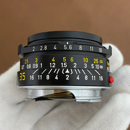 LEICA Summicron M35mm f2.0 4th 7枚玉 前期 1987年製 フード付き