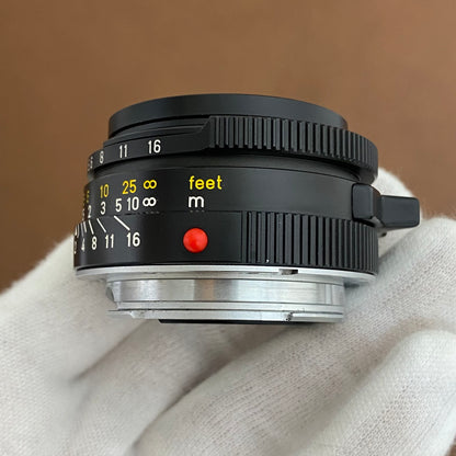 LEICA Summicron M35mm f2.0 4th 7枚玉 前期 1987年製 フード付き