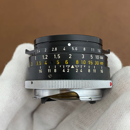 LEICA Summilux M35mm f1.4 2nd クロームストッパー付 1969年製