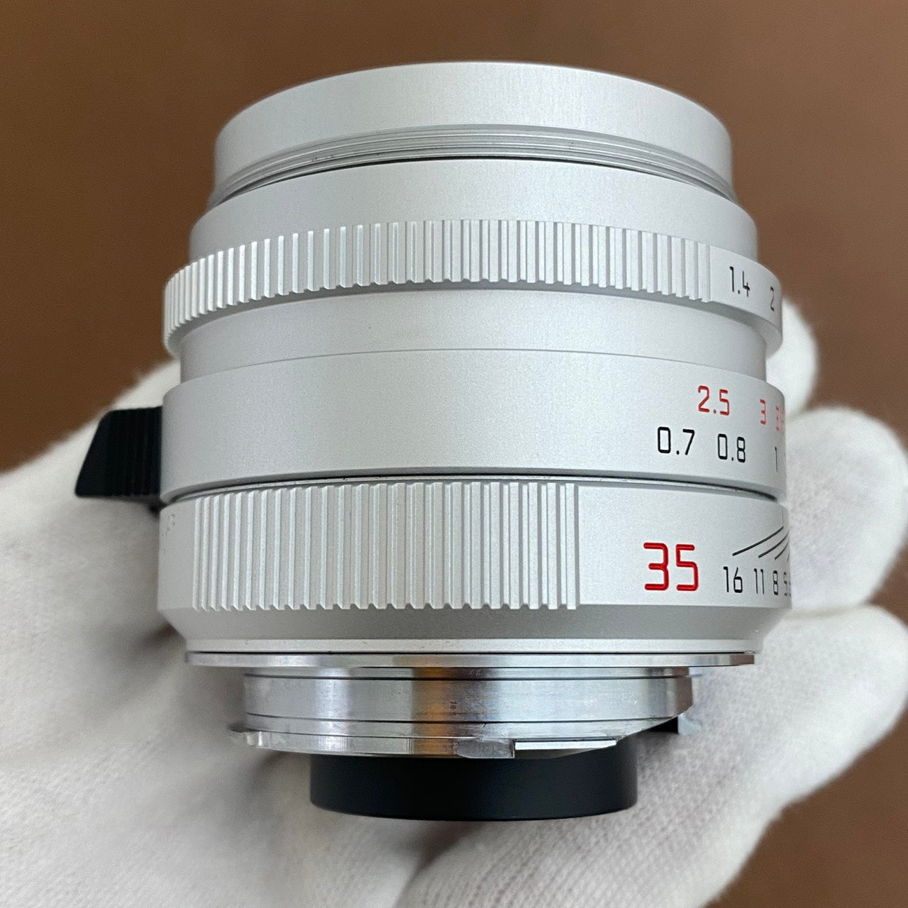 LEICA Summilux M35mm f1.4 ASPH. 11675 FLE Silver 6bit