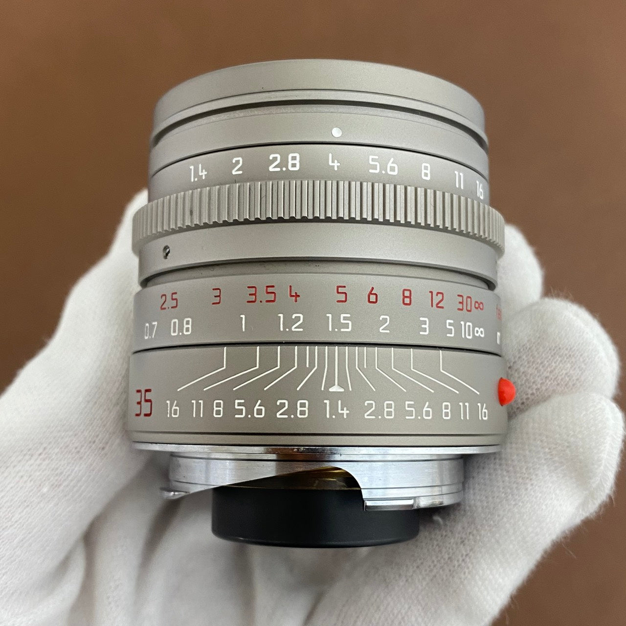 LEICA Summilux M35mm f1.4 ASPH. 11859 Pre Fle Titan チタン