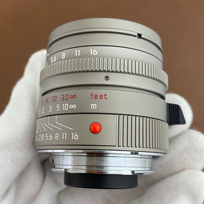 LEICA Summilux M35mm f1.4 ASPH. 11859 Pre Fle Titan チタン