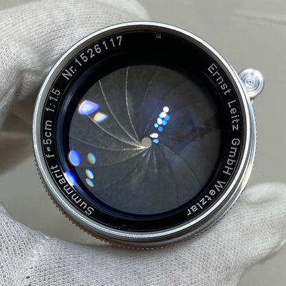 LEICA Summarit M50mm f1.5 後期 1957年製 メンテンス済み