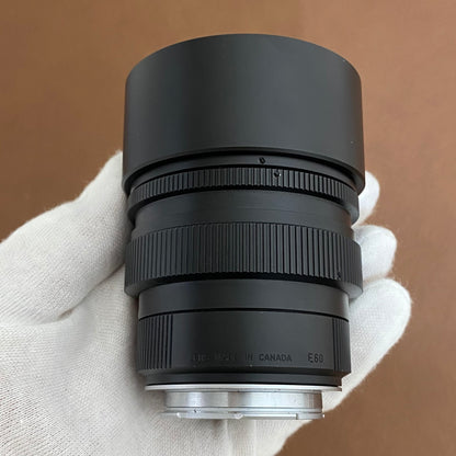 LEICA Summilux M75mm f1.4 フード組み込み 1987年製 箱付き
