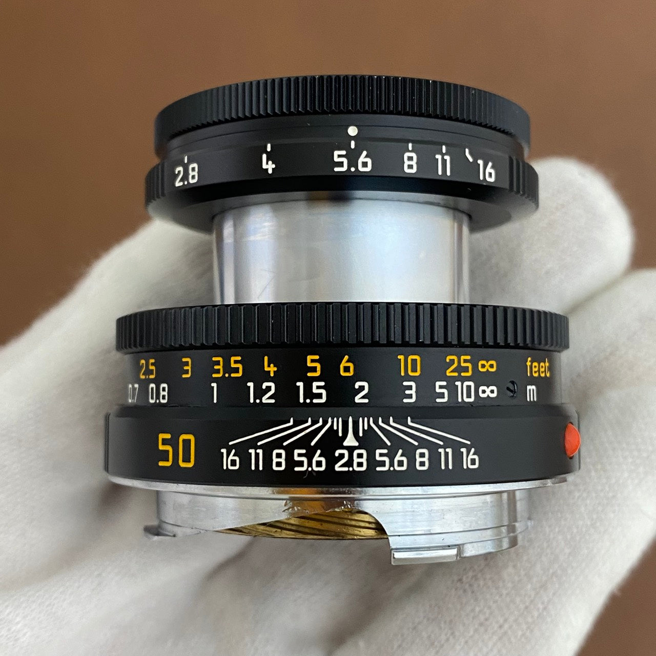 Elmar M50mm f2.8 Black 最短0.7m 1999年製 メンテナンス済み – まるかめら