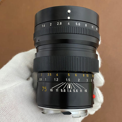 LEICA Summilux M75mm f1.4 前期 1981年製 フード付き メンテナンス済み