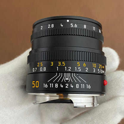 LEICA Summicron M50mm f2.0 Black 6bit 11826 2025年製