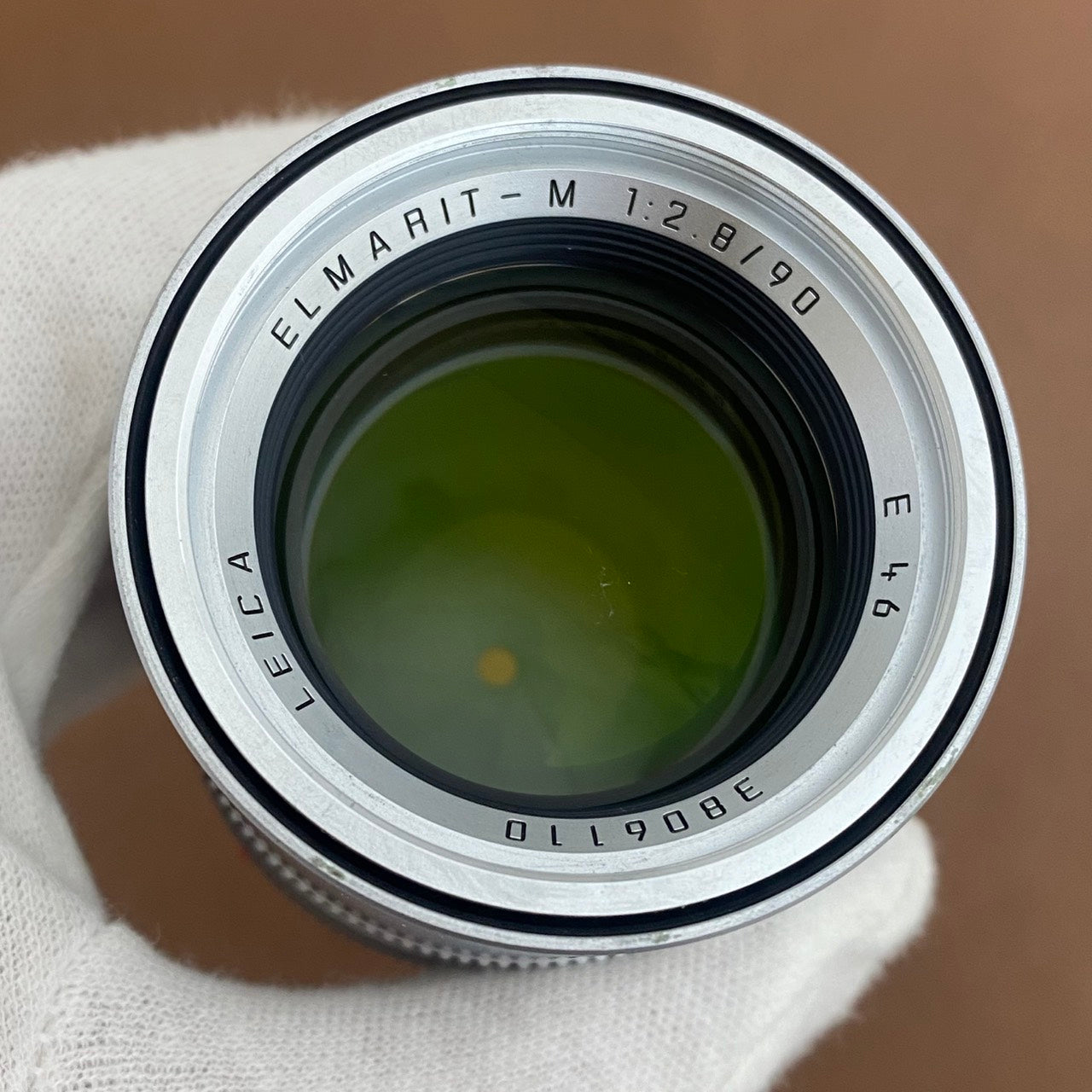 LEICA Elmarit M90mm f2.8 フード組み込み Silver 6bit改 1997年製 メンテナンス済み