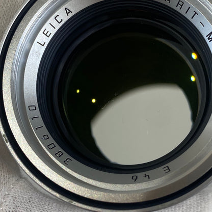 LEICA Elmarit M90mm f2.8 フード組み込み Silver 6bit改 1997年製 メンテナンス済み