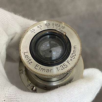LEICA Elmar L50mm f3.5 ニッケル A型レトロフィット メンテンス済み
