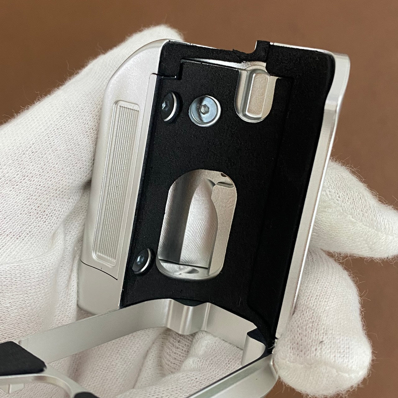 Helium Design lab He11 Handgrip for Leica M11 Silver モジュラーグリップ