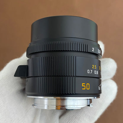 APO-Summicron M50mm f2.0 ASPH.Black 11141 付属品完備 ライカ保証付き