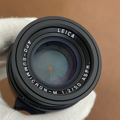 APO-Summicron M50mm f2.0 ASPH.Black 11141 付属品完備 ライカ保証付き
