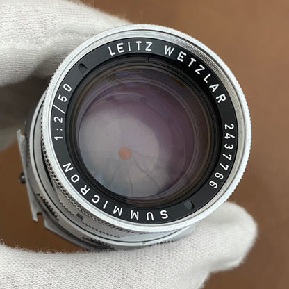 LEICA DR Summicron M50mm f2.0 眼鏡付き 1970年製 メンテナンス済み