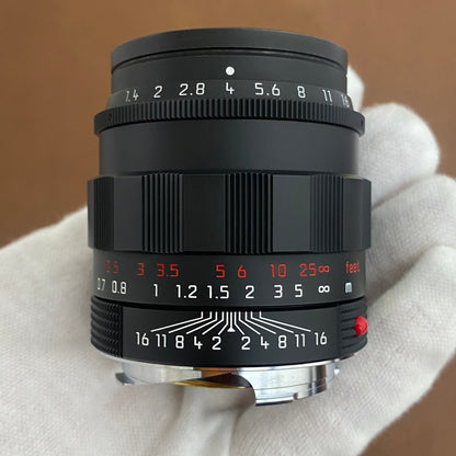 LEICA Summilux M50mm f1.4 ASPH. Black Chrome 11688 付属品完備