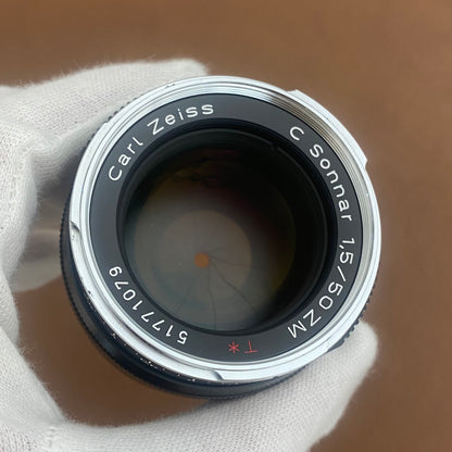 Carl Zeiss C Sonnar T* 50mm F1.5 ZM Black