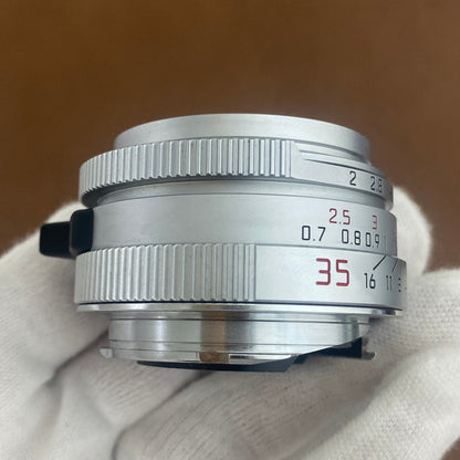 LEICA Summicron M35mm f2.0 7枚玉 Silver 1995年製 メンテナンス済み
