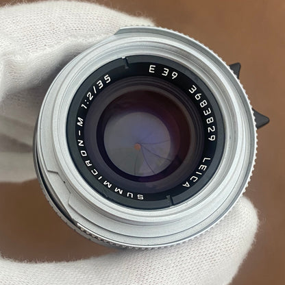 LEICA Summicron M35mm f2.0 7枚玉 Silver 1995年製 メンテナンス済み