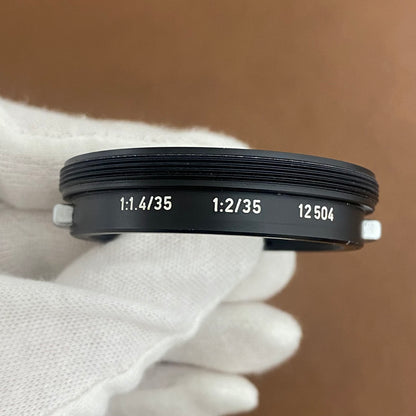 LEICA 12504 M35mm/1.4・M35mm/2.0用フード SERIE7フィルター付き