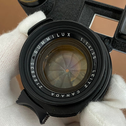 LEICA Summilux M35mm f1.4 2nd 眼鏡&ブラックストッパー付 1966年製
