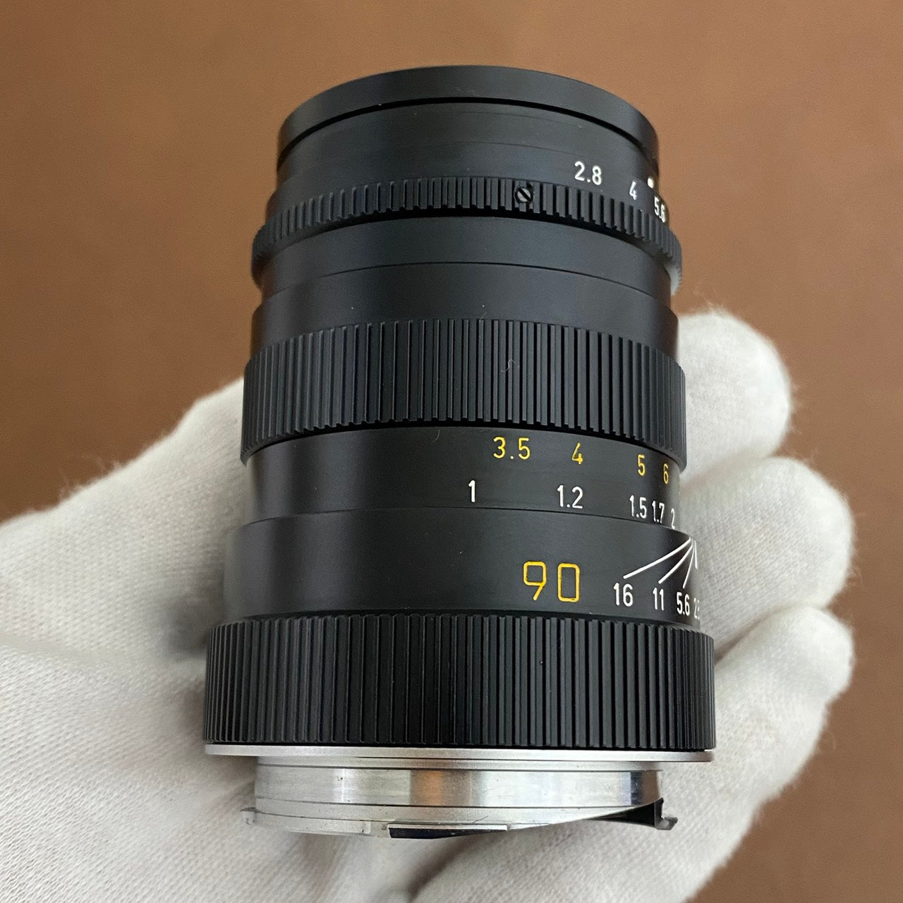 LEICA Tele-Elmarit M90mm f2.8 2nd Black 1984年製 箱＆フード付き