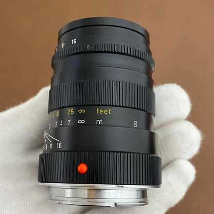 LEICA Tele-Elmarit M90mm f2.8 2nd Black 1984年製 箱＆フード付き
