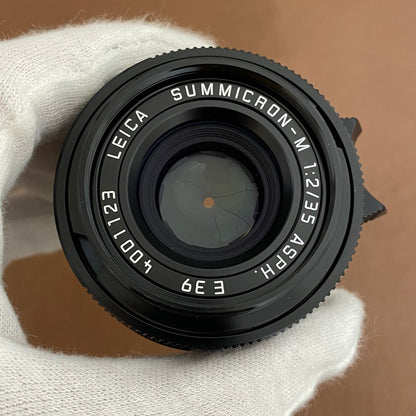 Summicron M35mm f2.0 ASPH. Black Paint Millennium 付属品完備