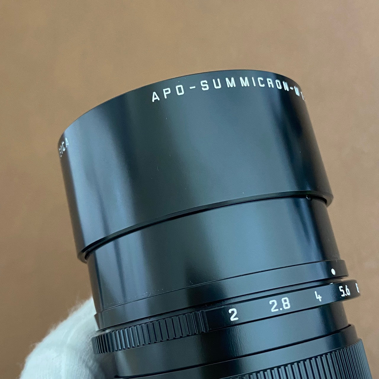 APO-Summicron M90mm f2.0 ASPH.Black Paint 付属品完備