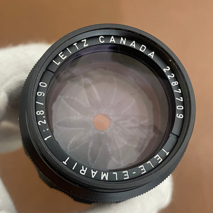 LEICA Tele-Elmarit M90mm f2.8 1st Black 1968年製 メンテナンス済み