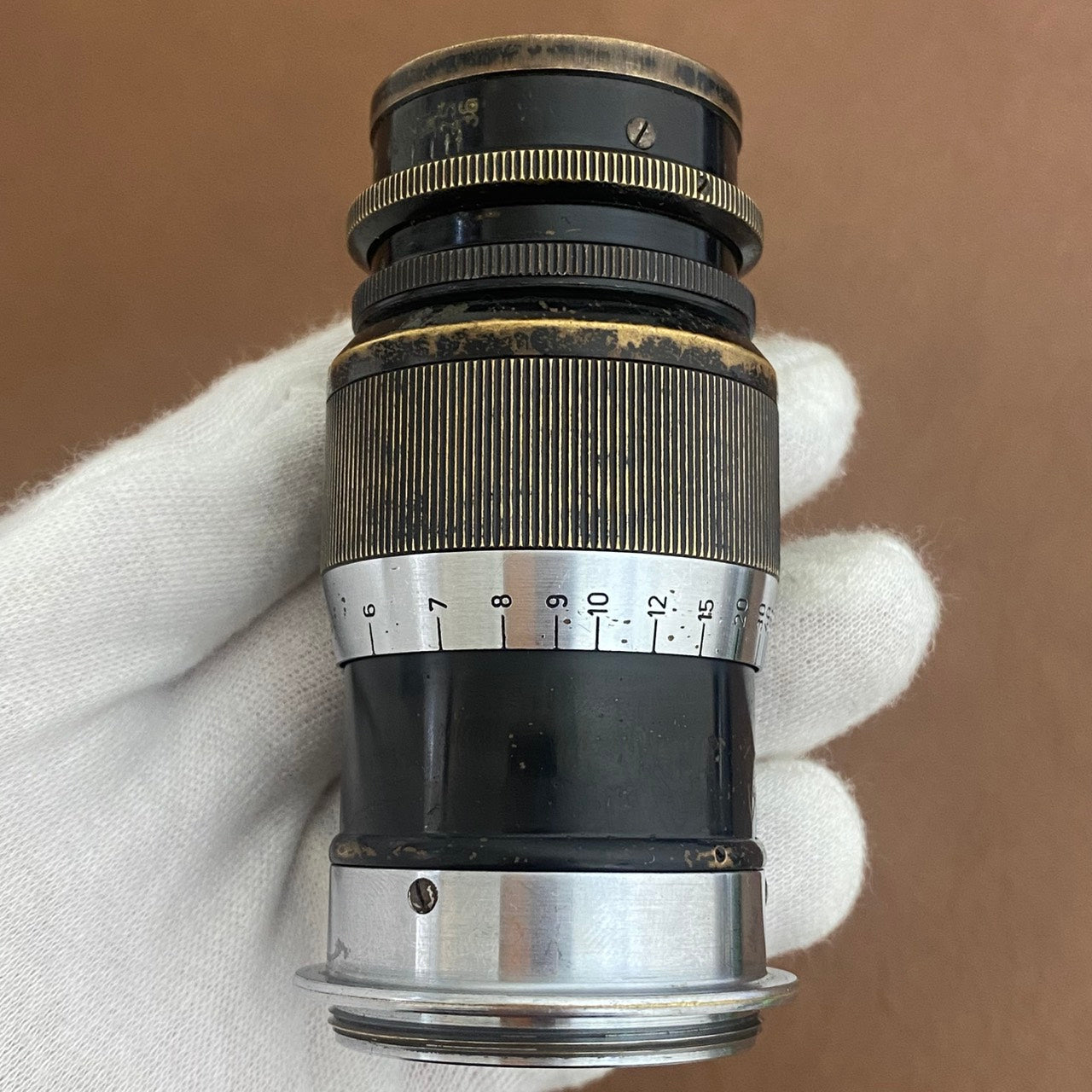 LEICA Elmar L90mm f4.0 Black 1938年製 メンテナンス済み