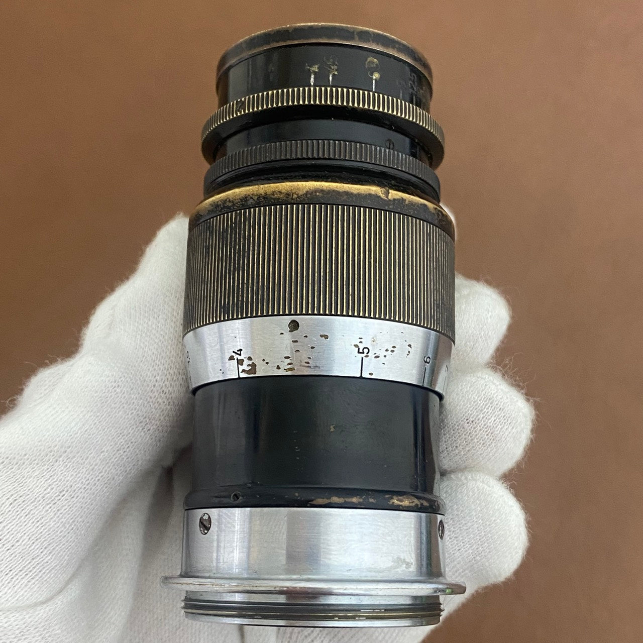 LEICA Elmar L90mm f4.0 Black 1938年製 メンテナンス済み