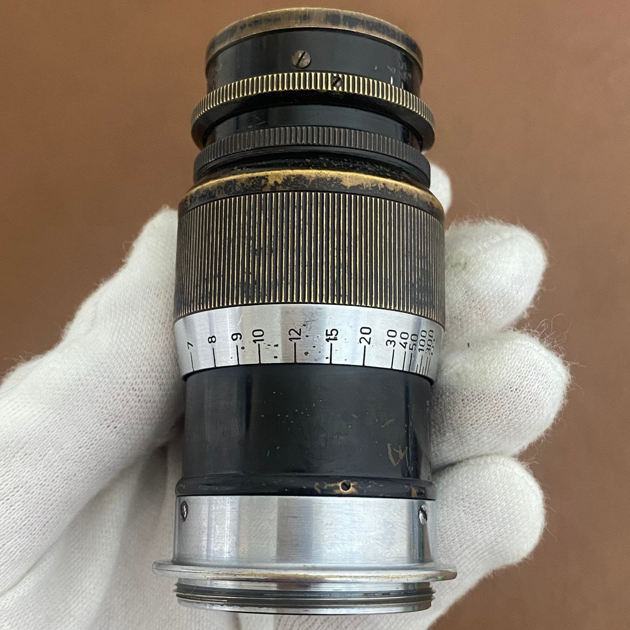 LEICA Elmar L90mm f4.0 Black 1938年製 メンテナンス済み