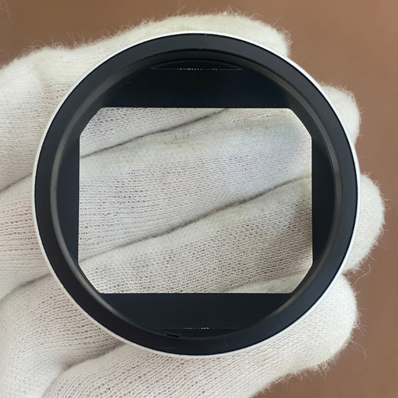 Tahusa Square Lens Hood for Summilux E43 Silver