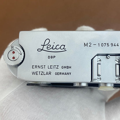 LEICA M2 Silver Chrome クイックローディングスプール付き 1963年製 OH済み