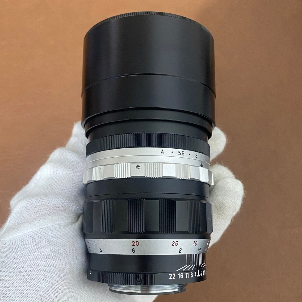 Telyt L200mm f4.0 フード組込 ビゾフレックス用+14020接写リング 1967年製 メンテナンス済み