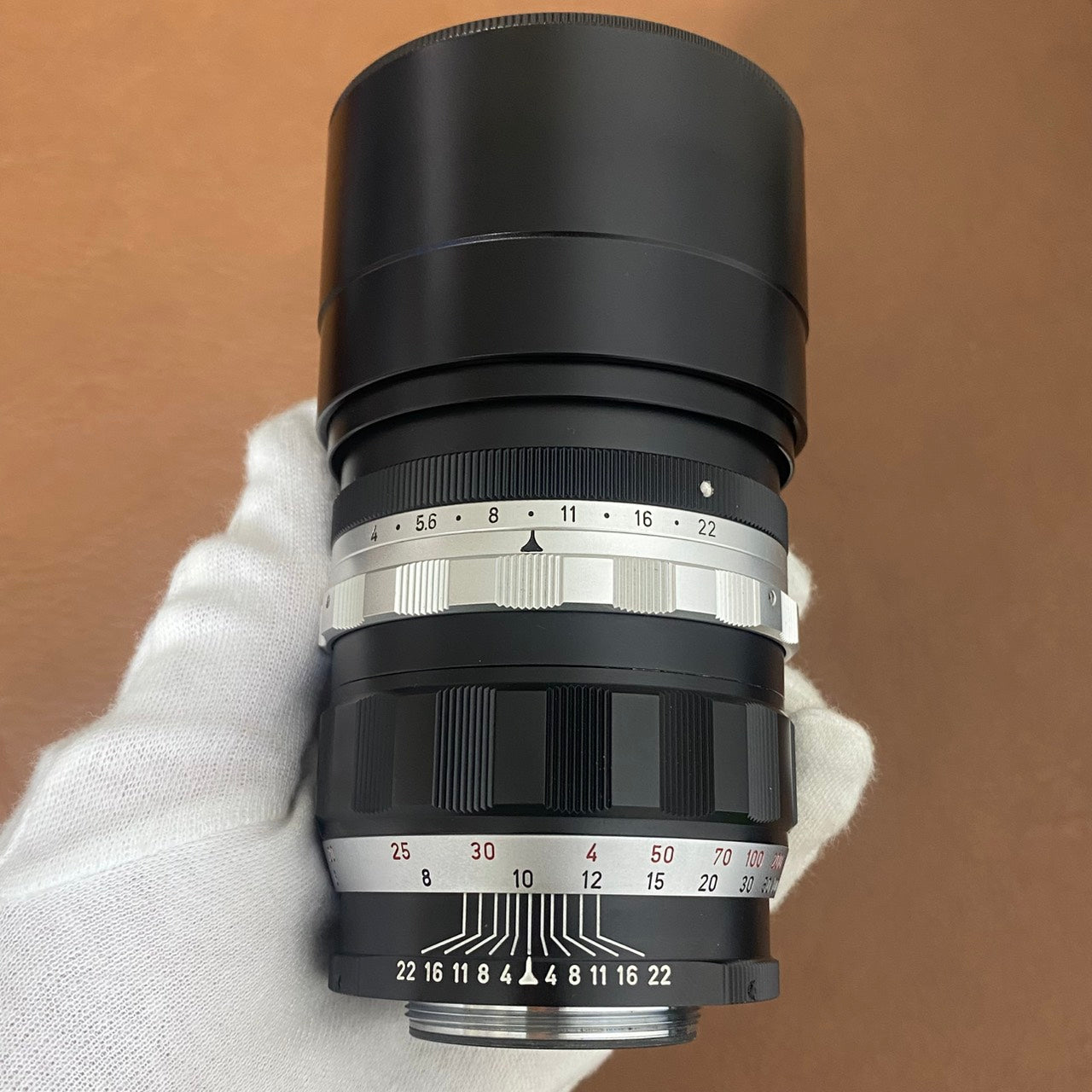 Telyt L200mm f4.0 フード組込 ビゾフレックス用+14020接写リング 1967年製 メンテナンス済み