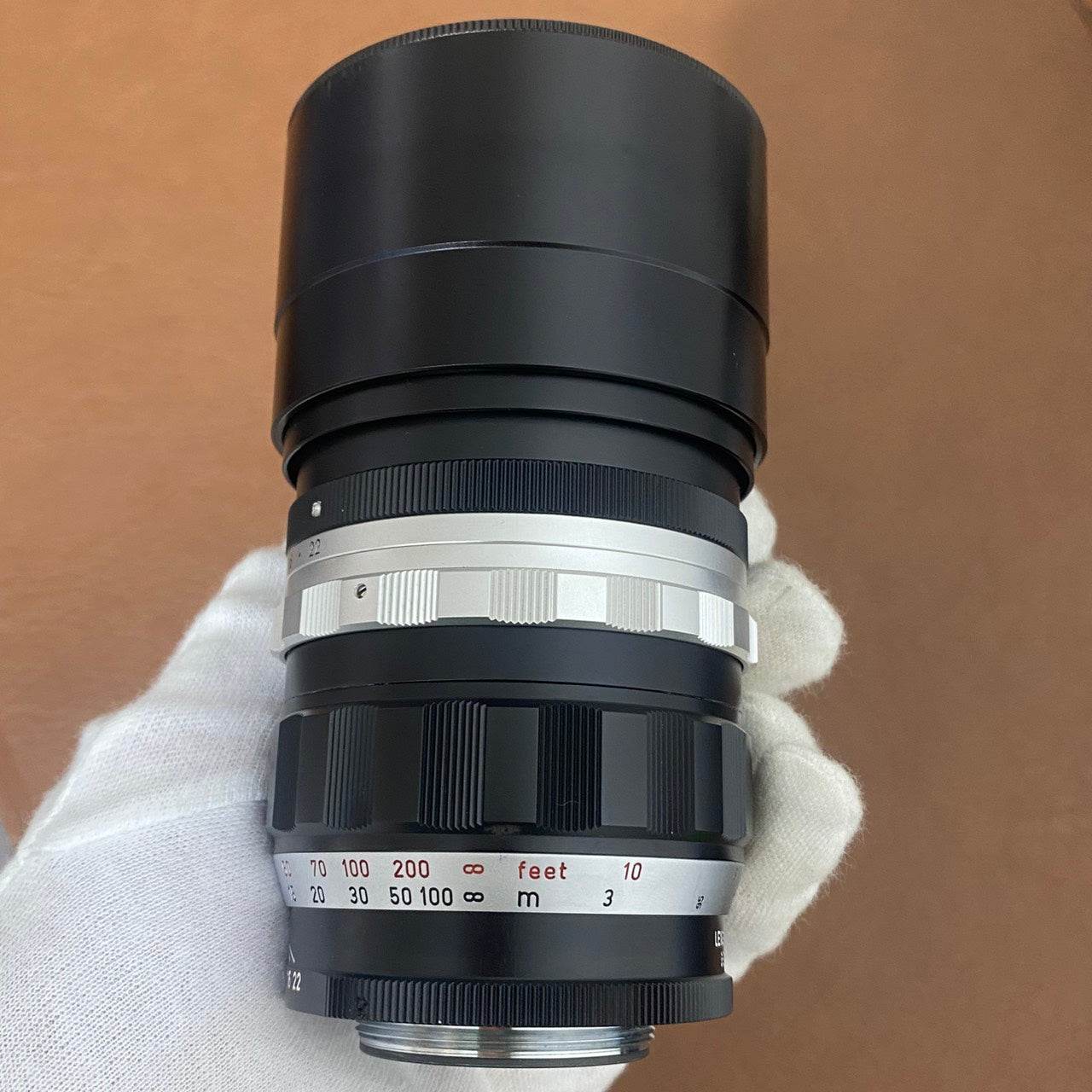 Telyt L200mm f4.0 フード組込 ビゾフレックス用+14020接写リング 1967年製 メンテナンス済み