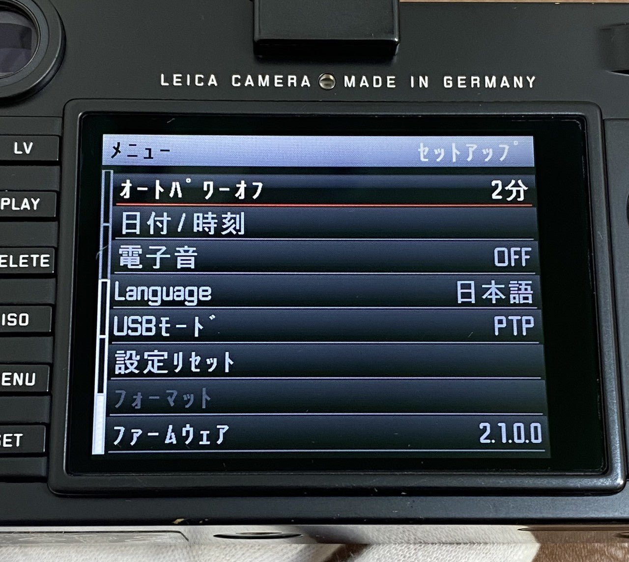 LEICA M Typ 240 Black Paint 点検済み