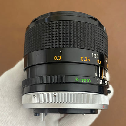 Canon FD 35mm f2.0 S.S.C.(I) Concave
