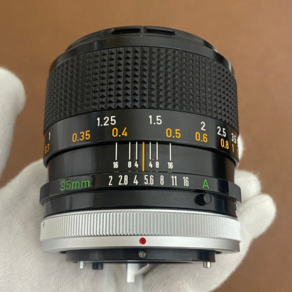 Canon FD 35mm f2.0 S.S.C.(I) Concave