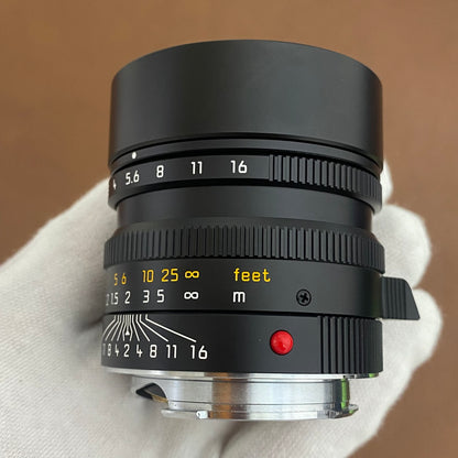 LEICA Summilux M50mm f1.4 ASPH.6bit Black 11891 2021年製 付属品完備