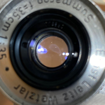 LEICA Summaron L35mm f3.5 前期 1950年製 メンテナンス済み