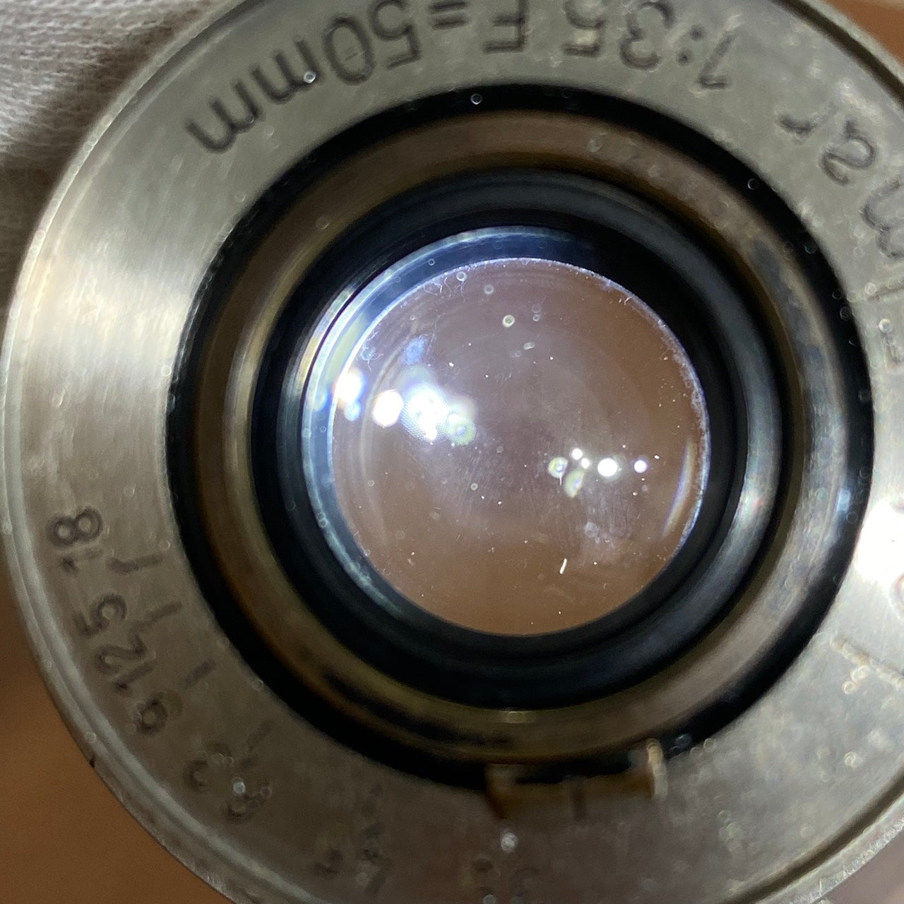 LEICA Elmar L50mm f3.5 ニッケルエルマー 1932年製 メンテナンス済み
