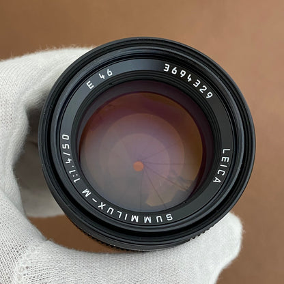 LEICA Summilux M50mm f1.4 3rd Black Chrome 1995年製 メンテナンス済み