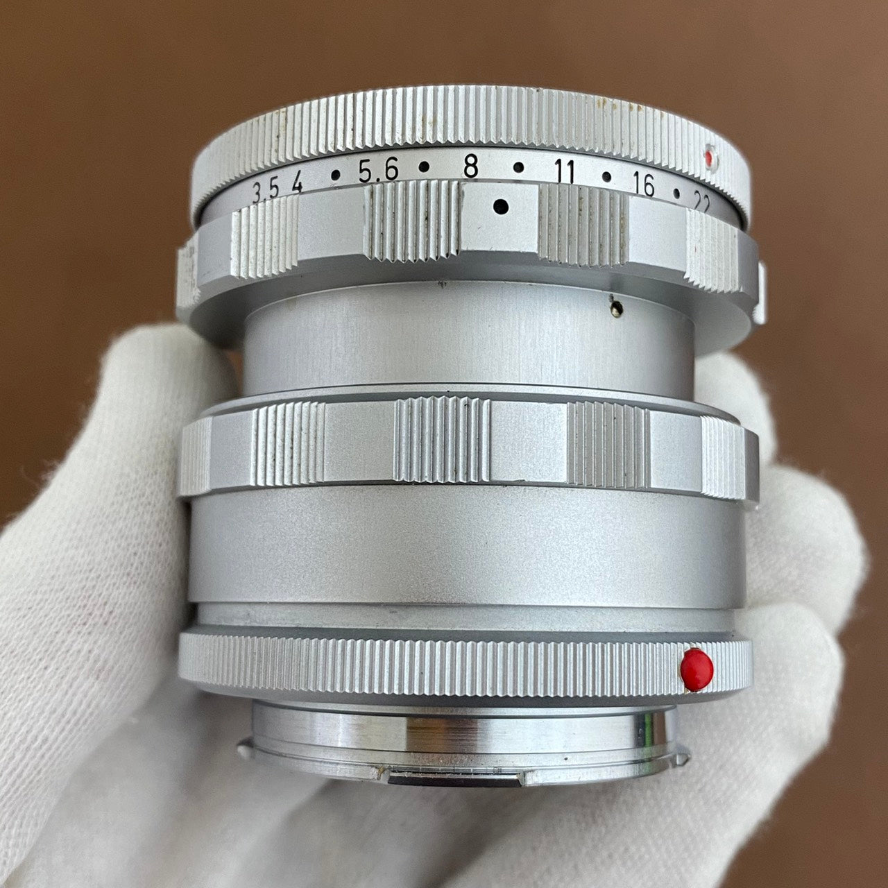 Elmar M65mm f3.5 Silver ビゾフレックス用 +16464Kヘリコイド 1965年製 メンテナンス済み